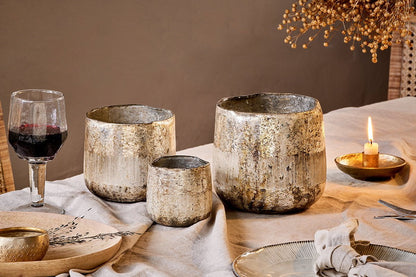 Nkuku Nimit Recycled Glass Tealight