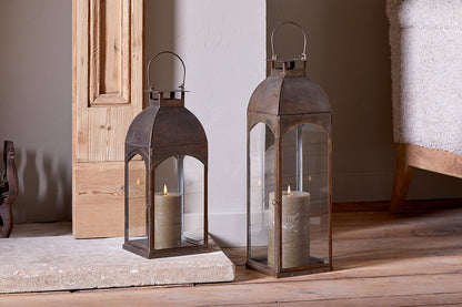Nkuku Nivas Lantern Antique Brass