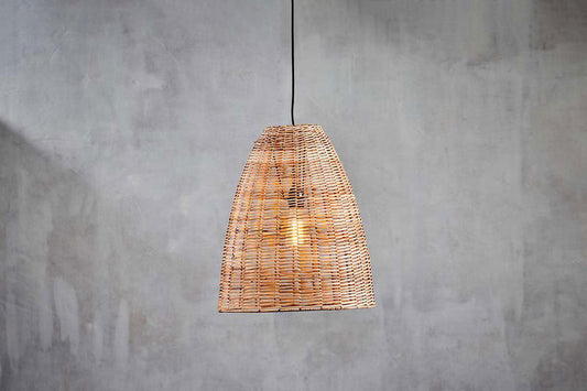 Nkuku Noko Rattan Conical Pendant Natural