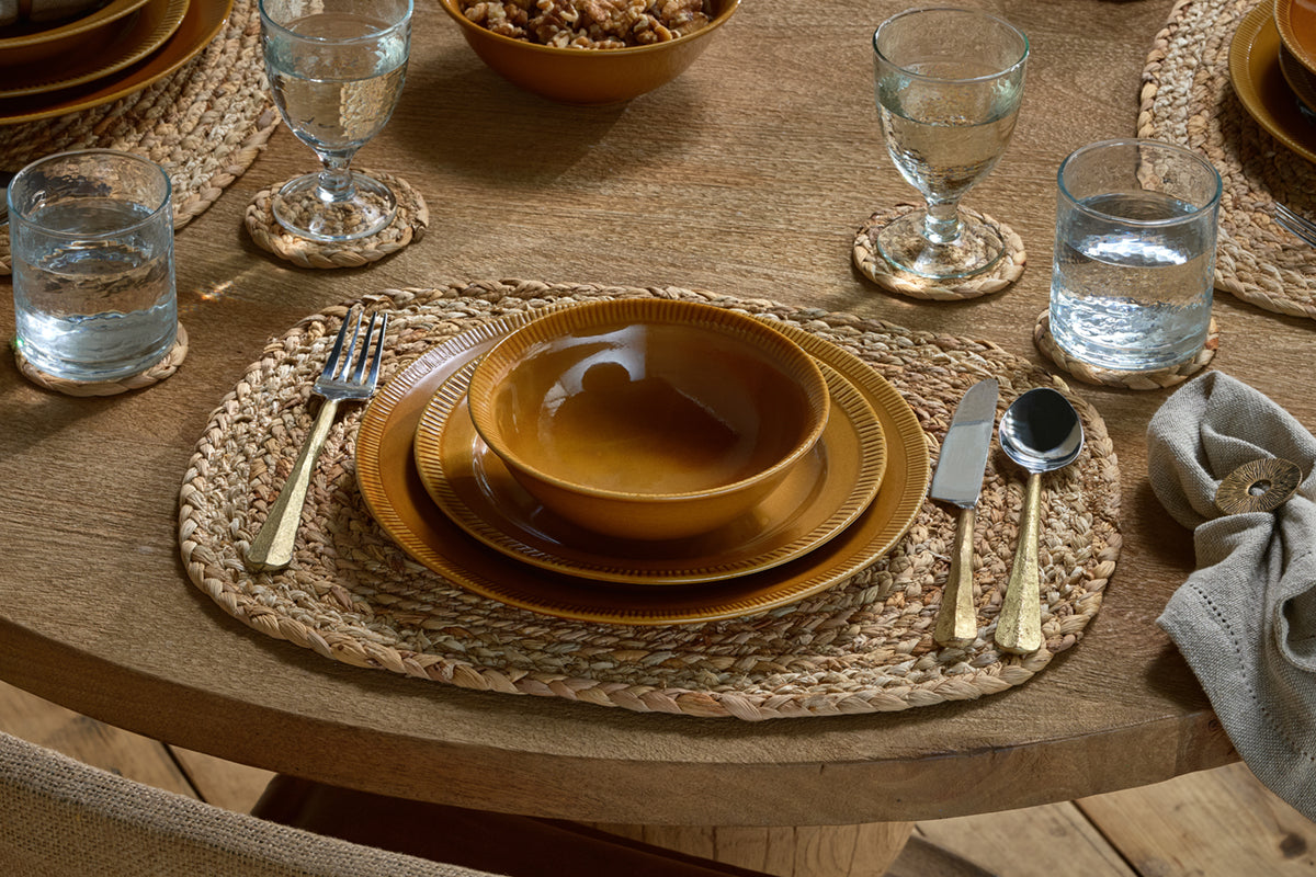 Nkuku Nuwara Cereal Bowl Mustard