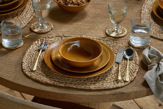 Nkuku Nuwara Cereal Bowl Mustard