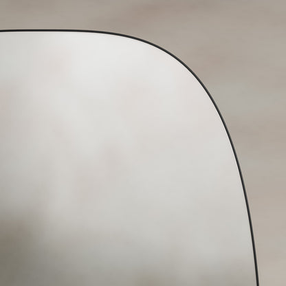 Origins Living Oslo Barrel Mirror 45 X 80cm Matt Black