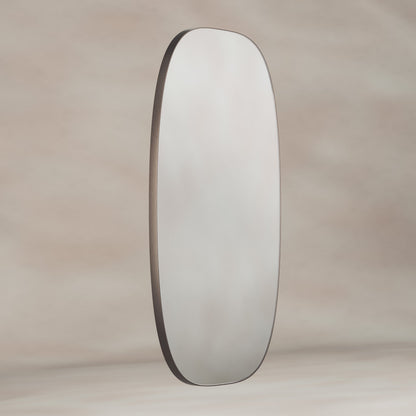 Origins Living Oslo Barrel Mirror 45 X 80cm Brushed Bronze
