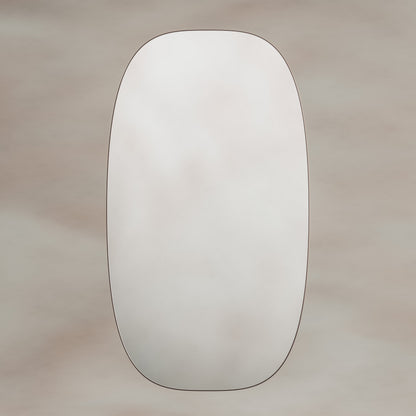 Origins Living Oslo Barrel Mirror 45 X 80cm Brushed Bronze