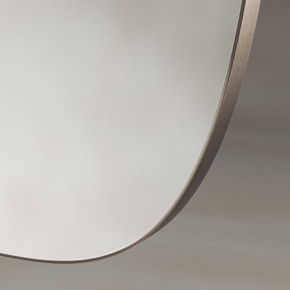 Origins Living Oslo Barrel Mirror 45 X 80cm Brushed Bronze