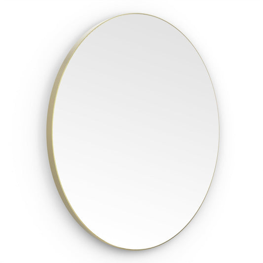 Origins Living Oslo Round Mirror 60cm Brushed Brass