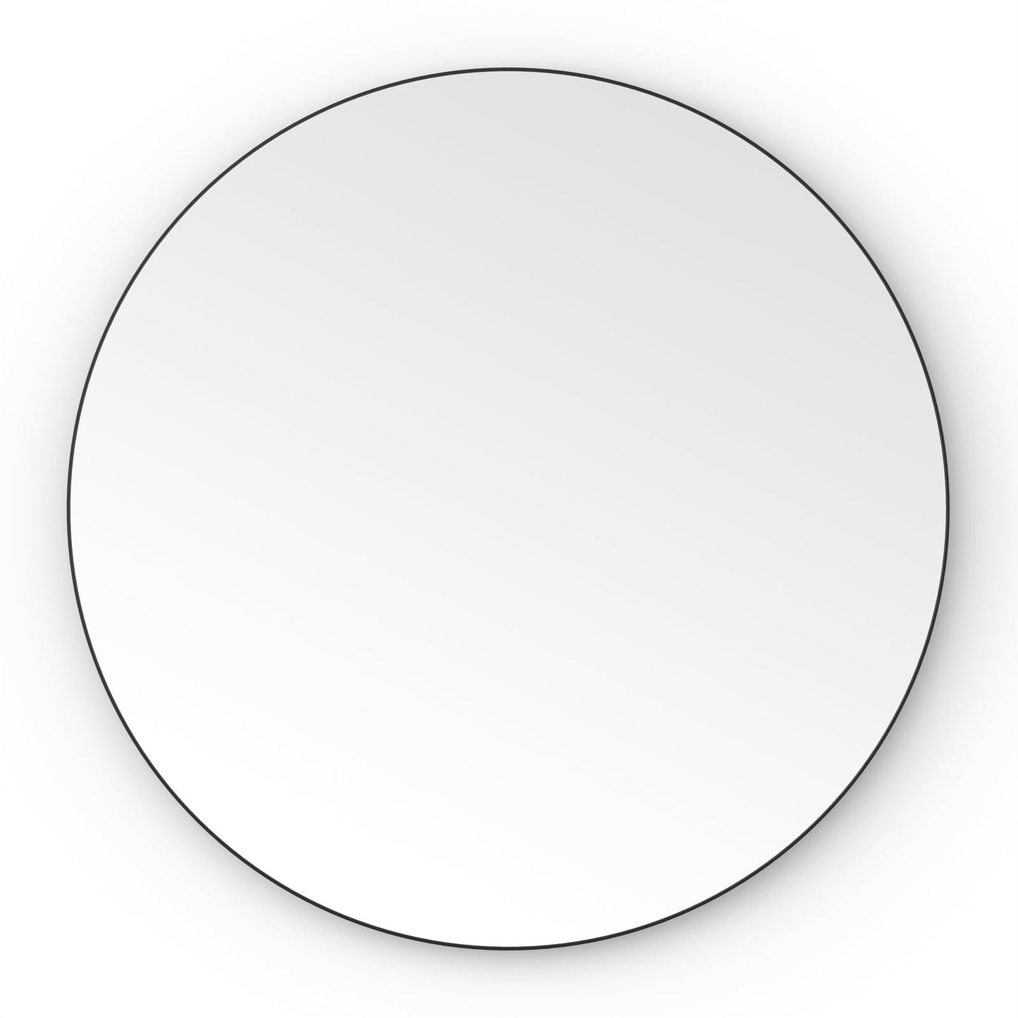 Origins Living Oslo Round Mirror 60cm Matt Black