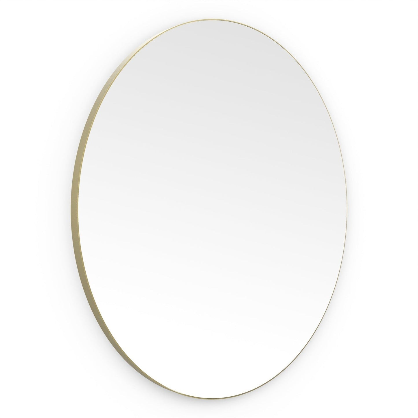 Origins Living Oslo Round Mirror 80cm Brushed Brass