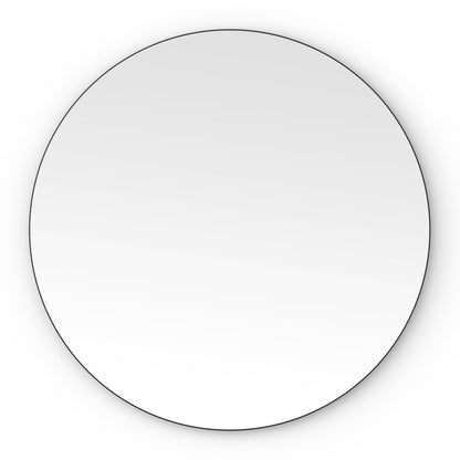 Origins Living Oslo Round Mirror 80cm Matt Black
