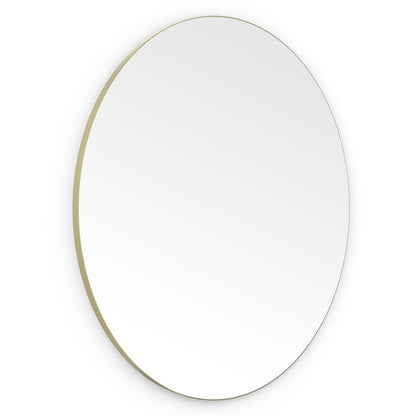 Origins Living Oslo Round Mirror 100cm Brushed Brass