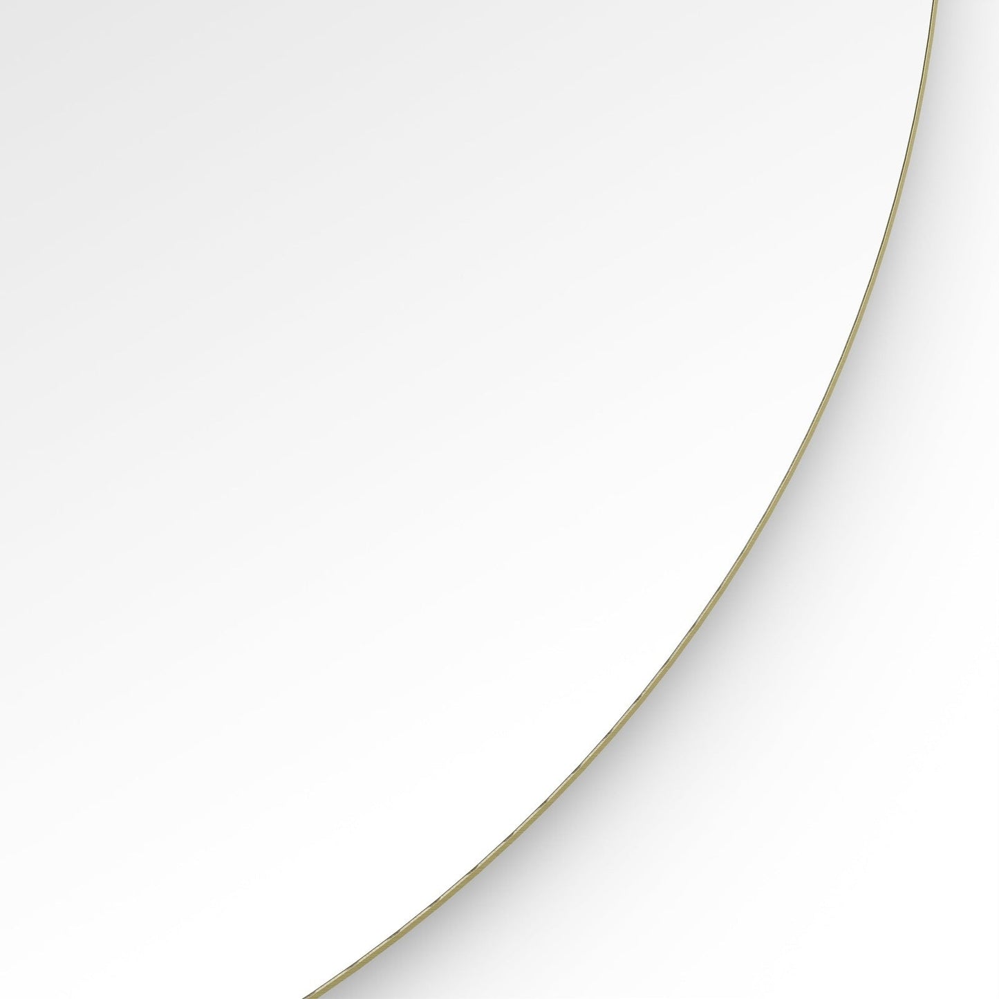 Origins Living Oslo Round Mirror 100cm Brushed Brass
