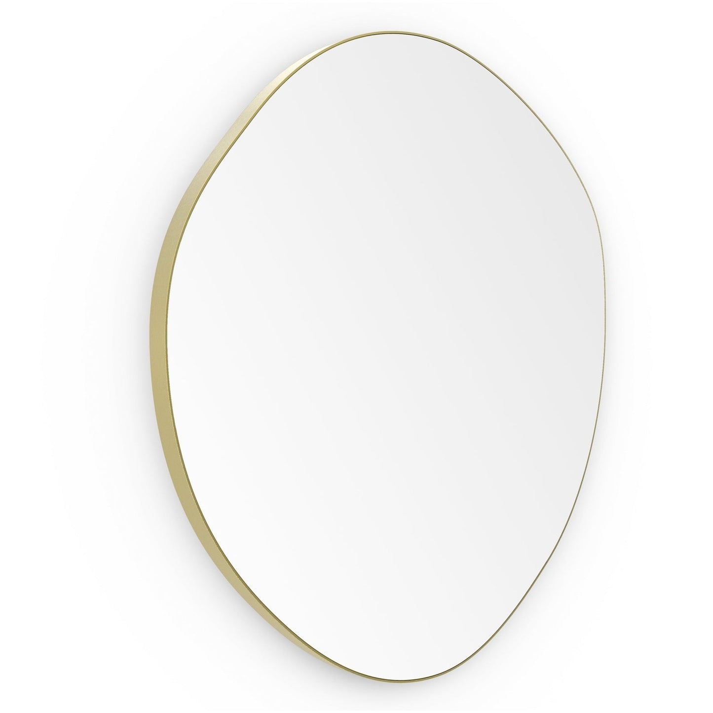Origins Living Oslo Organic Mirror 60 60x58cm Brushed Brass