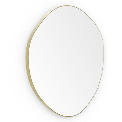 Origins Living Oslo Organic Mirror 60 60x58cm Brushed Brass