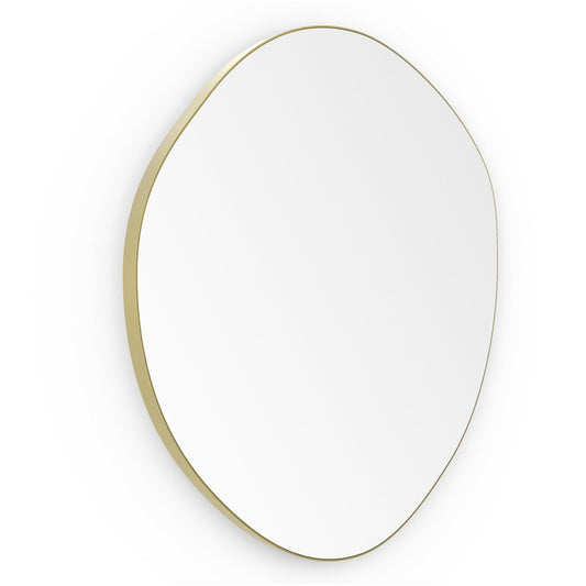 Origins Living Oslo Organic Mirror 60 60x58cm Brushed Brass