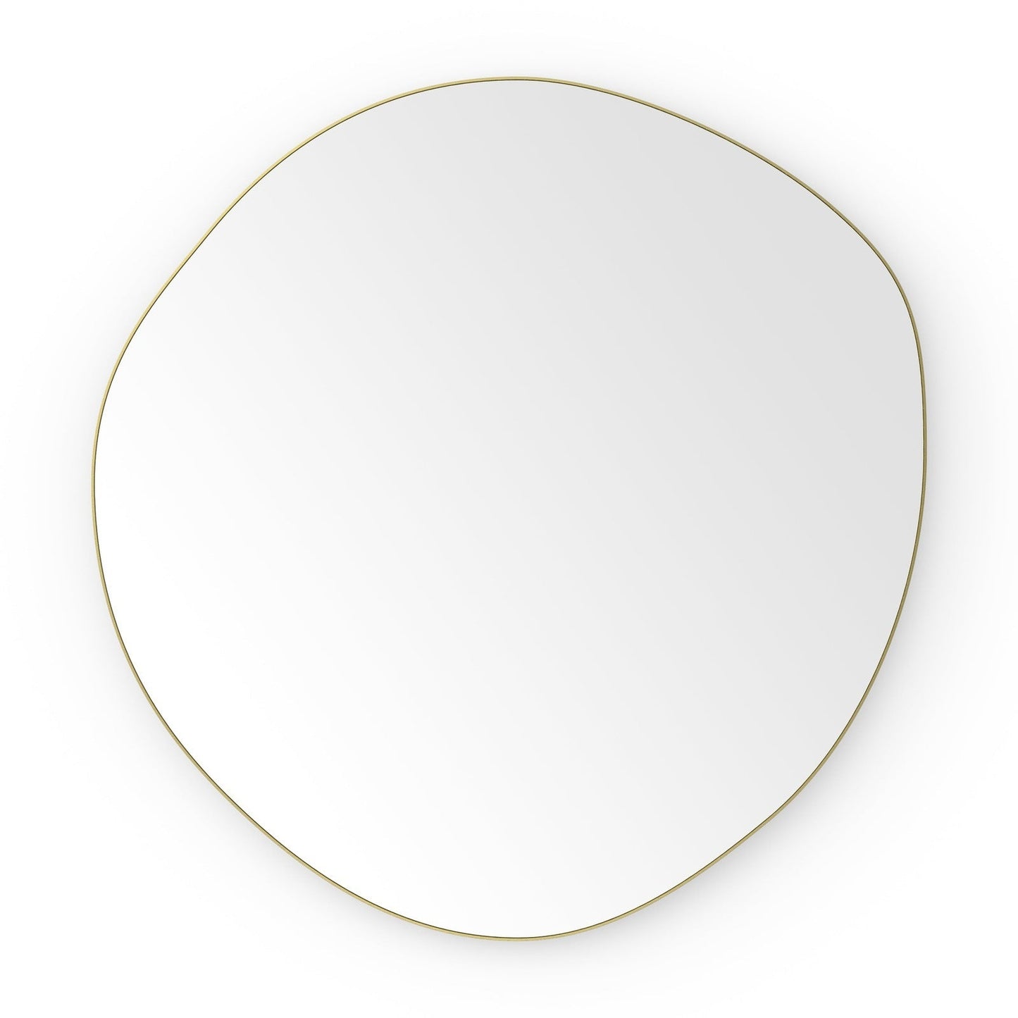 Origins Living Oslo Organic Mirror 60 60x58cm Brushed Brass