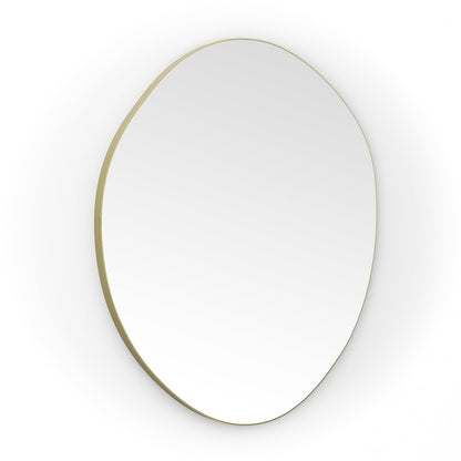 Origins Living Oslo Organic Mirror 80 80x77cm Brushed Brass