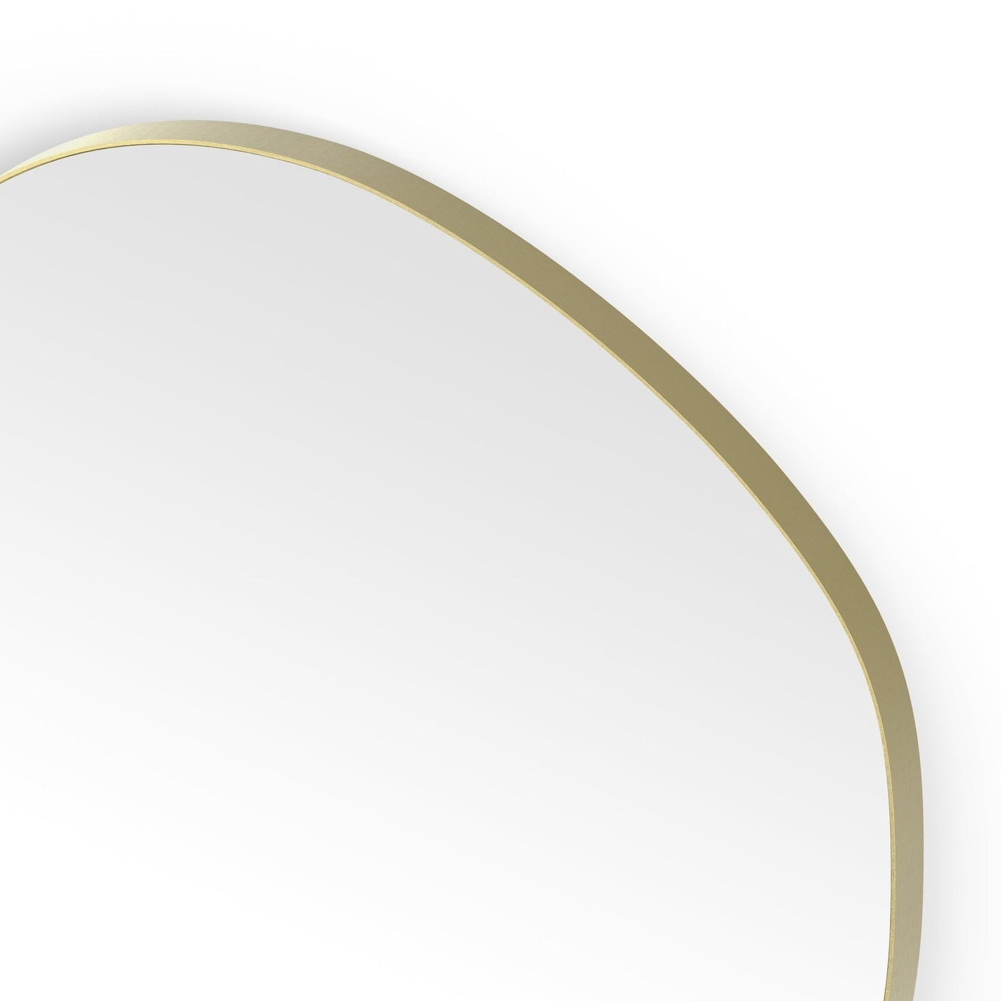 Origins Living Oslo Organic Mirror 80 80x77cm Brushed Brass