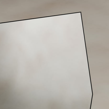 Origins Living Oslo Irregular Hexagon Mirror 55 X 80cm Matt Black