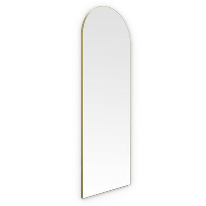 Origins Living Oslo Arch Mirror 50x140cm Brushed Brass