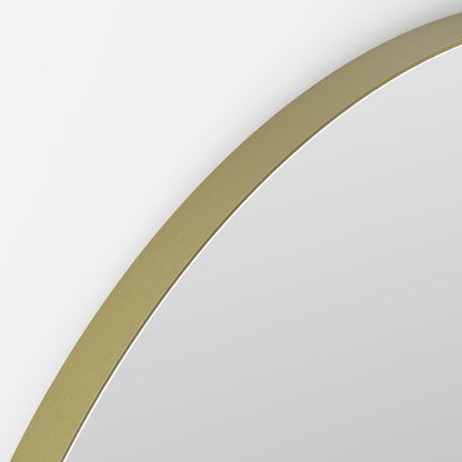Origins Living Oslo Arch Mirror 50x140cm Brushed Brass