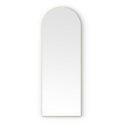 Origins Living Oslo Arch Mirror 50x140cm Brushed Brass