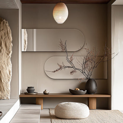 Origins Living Oslo Arch Mirror 50x140cm Brushed Bronze