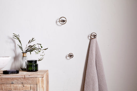 Nkuku Olani Bathroom Hooks Antique Brass (Set Of 3)