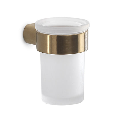 Origins Living Gedy Pirenei Tumbler Holder Brushed Gold