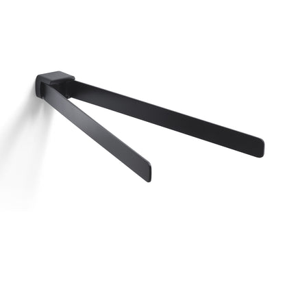 Origins Living Gedy Pirenei Double Swing Towel Rail Matt Black