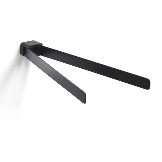 Origins Living Gedy Pirenei Double Swing Towel Rail Matt Black