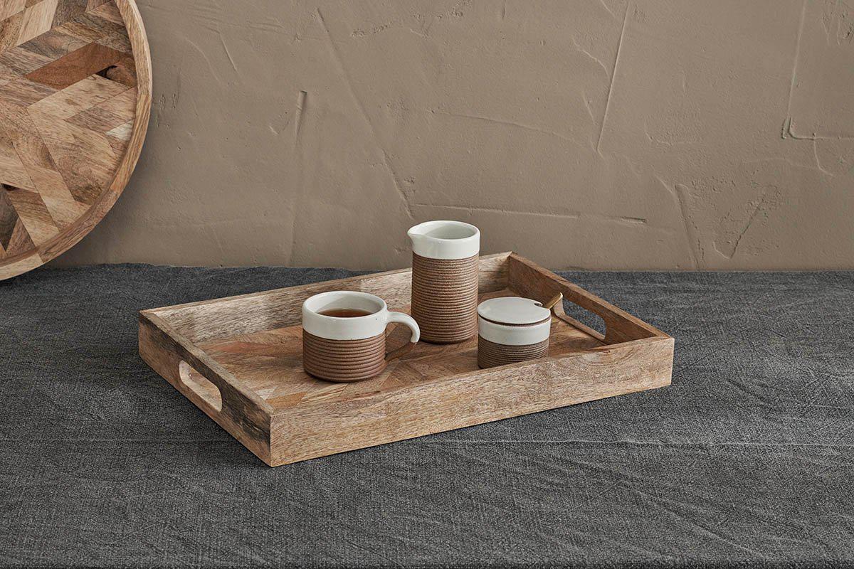 Nkuku Pawi Mango Wood Tray Rectangle
