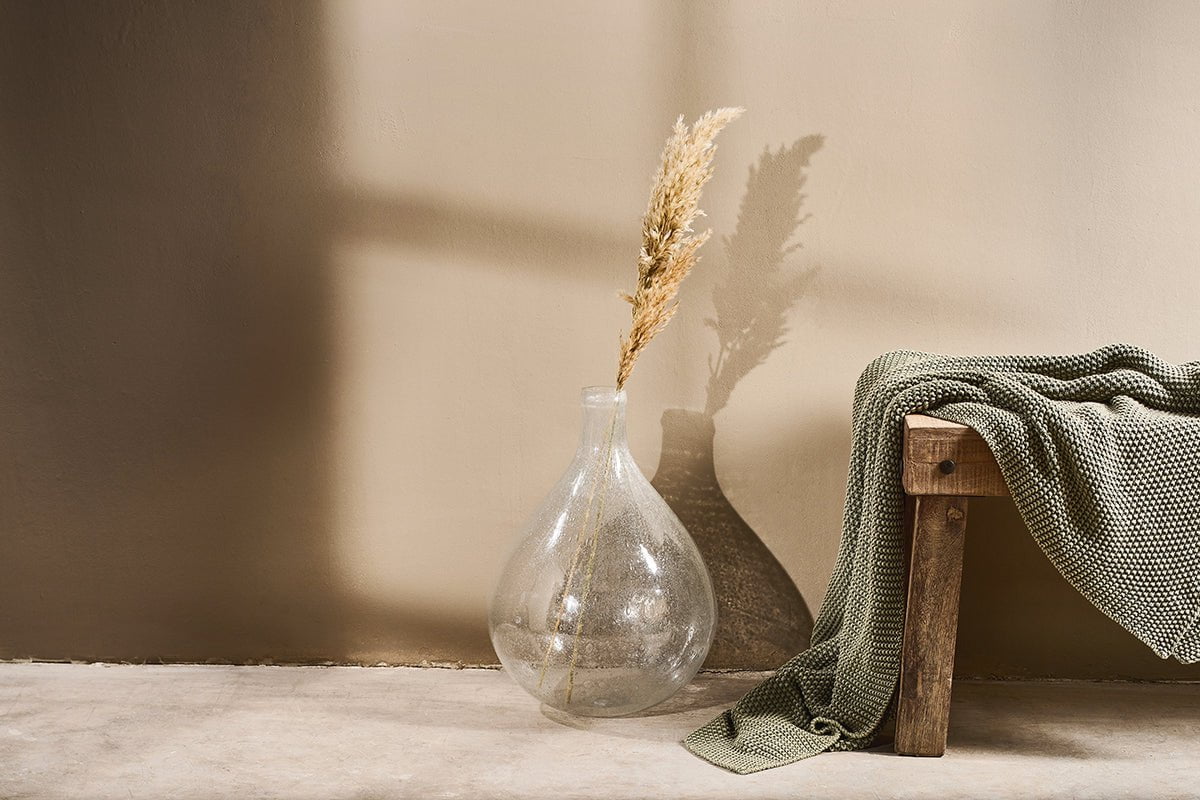 Nkuku Payag Recycled Glass Vase