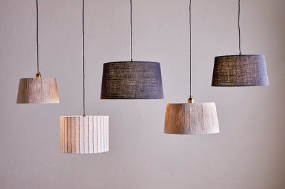 Nkuku Dia Jute Lampshade Ink