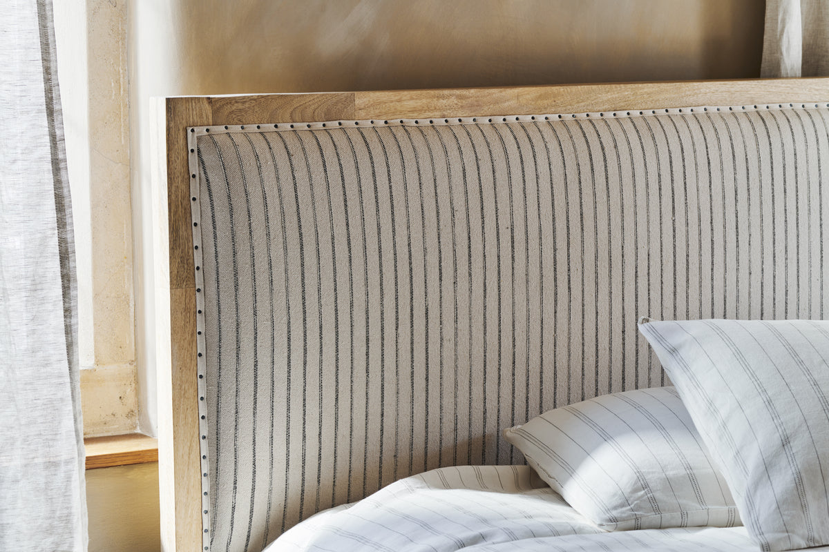 Nkuku Sanja Stripe Bed Natural