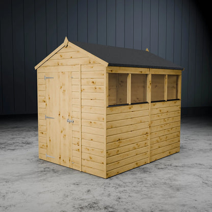 Shiplap Apex Single Door Wooden Shed
