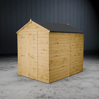 Shiplap Apex Single Door Wooden Shed