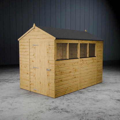 Shiplap Apex Single Door Wooden Shed