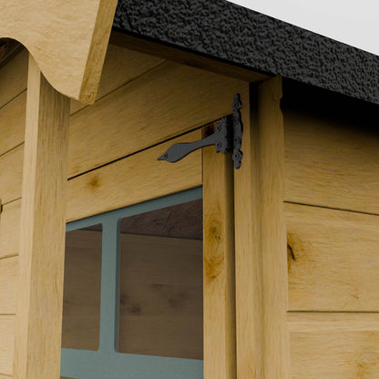 Poppy Tower Wooden Playhouse with Slide