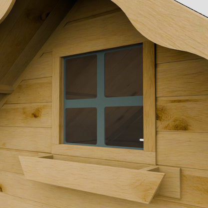 7 x 5 Double Storey Swiss Cottage Playhouse