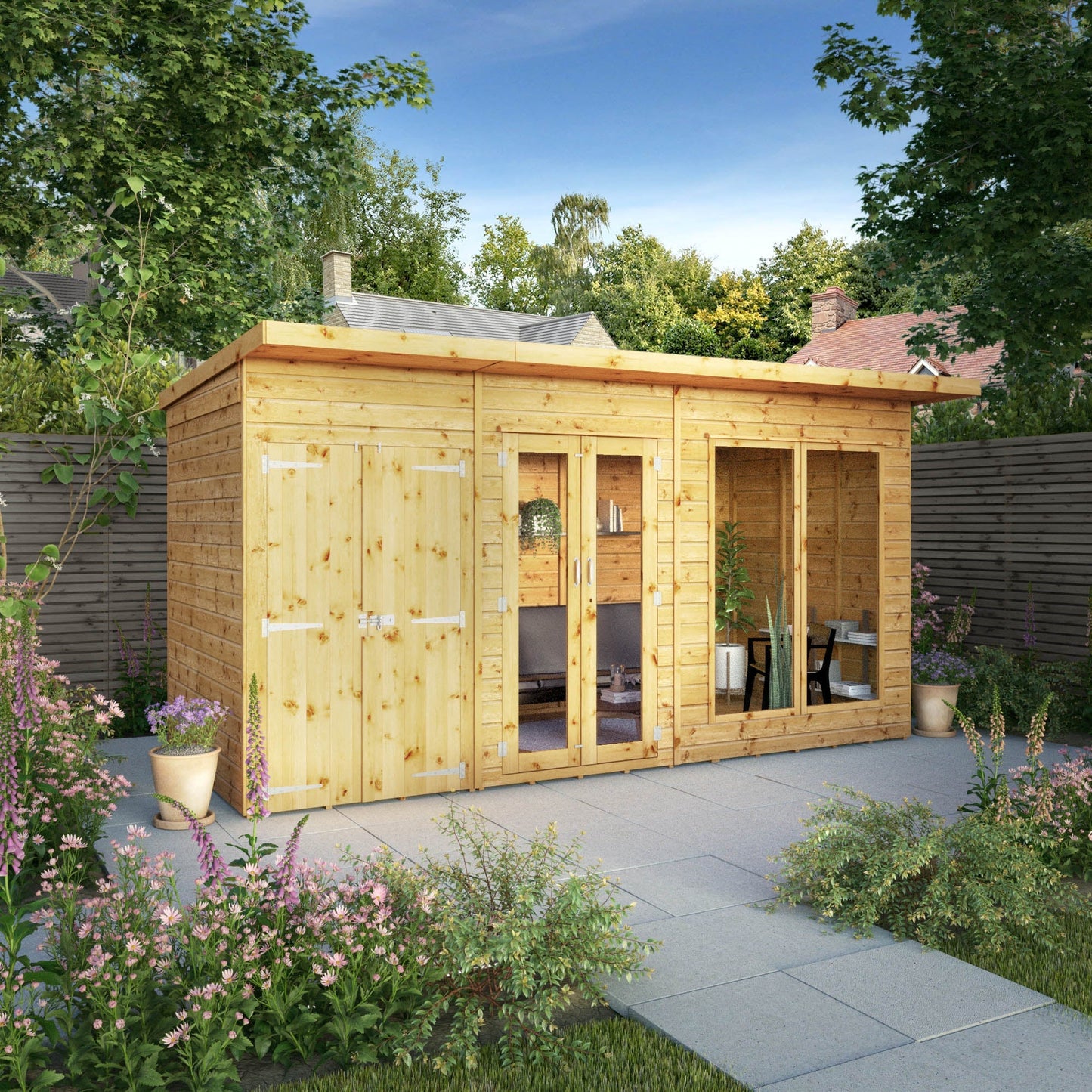 Maine Summerhouse with Side Shed