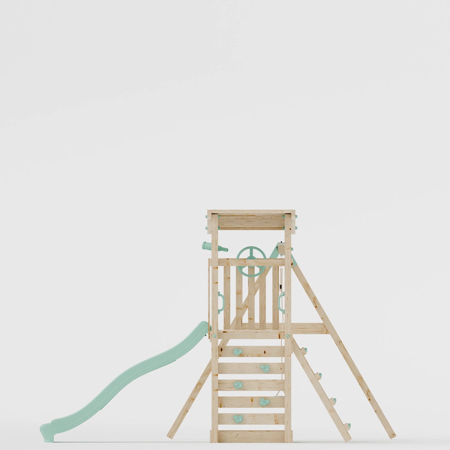 Climbing Frame With Single Swing - Willow Way I
