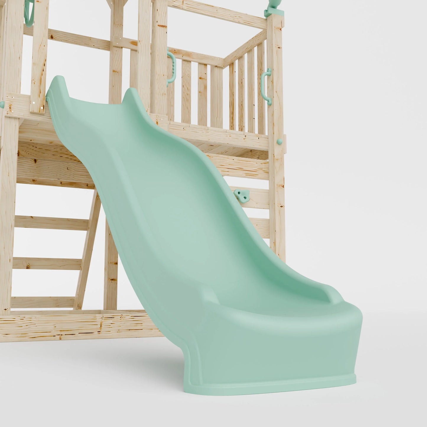 Extended Climbing Frame With Single Swing - Willow Way V