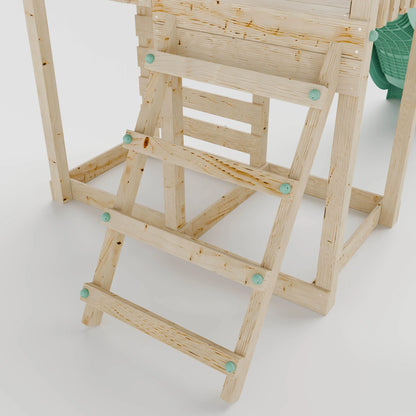 Extended Climbing Frame With Single Swing - Enchanted Grove V