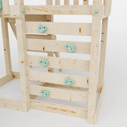 Extended Climbing Frame With Double Swing - Enchanted Grove IX
