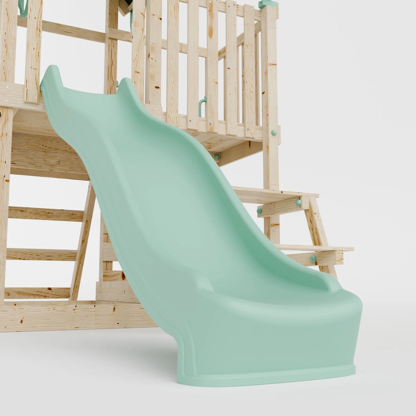 Extended Climbing Frame With Single Swing & Picnic Table - Enchanted Grove VI