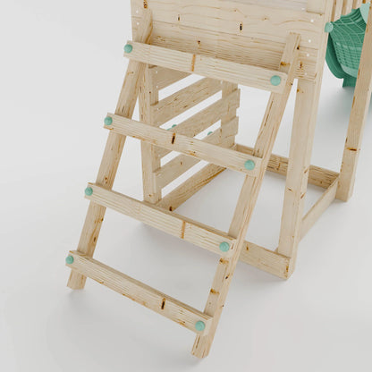 Climbing Frame With Single Swing - Eldertree Forest I