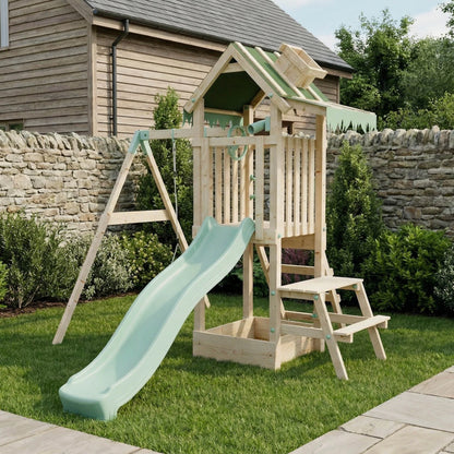 Climbing Frame With Single Swing - Eldertree Forest II