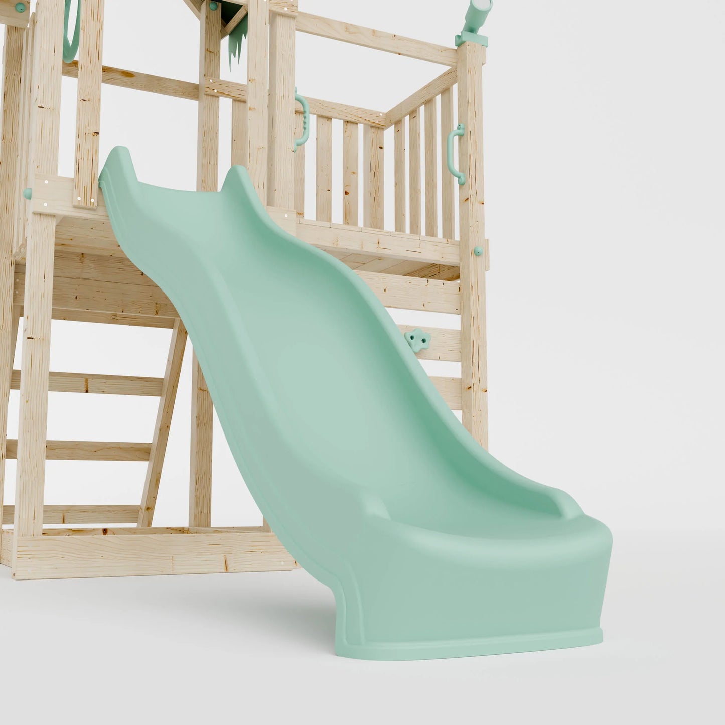 Extended Climbing Frame With Double Swing - Eldertree Forest VII