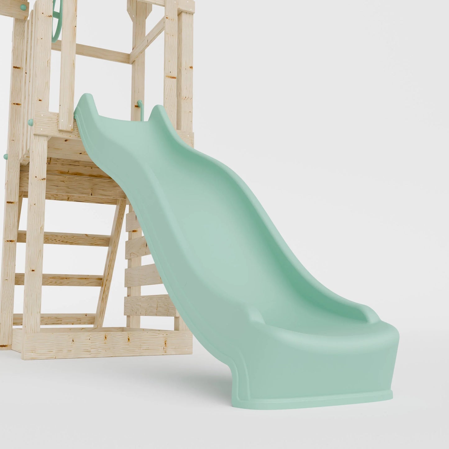 Climbing Frame With Double Swing & Climbing Wall - Willow Way IX