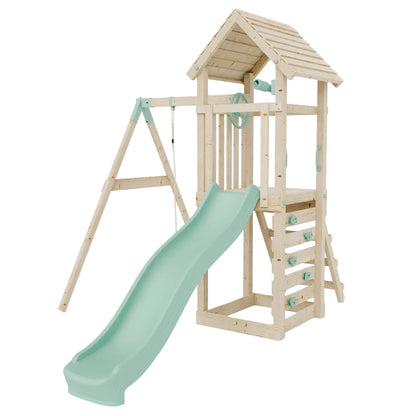Climbing Frame With Single Swing - Bramblewick Forest I